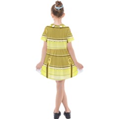 Kids  Short Sleeve Shirt Dress 