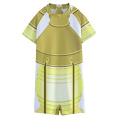 Kids  Boyleg Half Suit Swimwear 