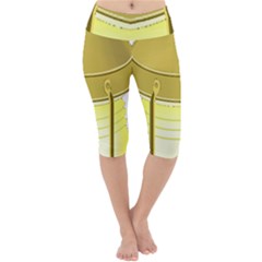 Lightweight Velour Cropped Yoga Leggings 