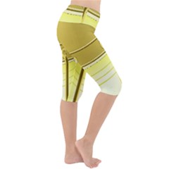 Lightweight Velour Cropped Yoga Leggings 