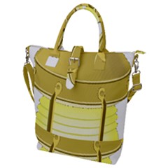 Buckle Top Tote Bag 