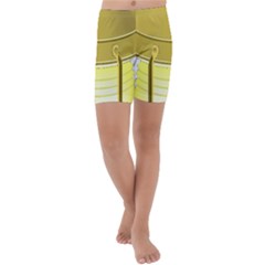 Kids  Lightweight Velour Capri Yoga Leggings 