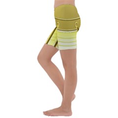 Kids  Lightweight Velour Capri Yoga Leggings 