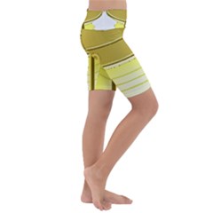 Kids  Lightweight Velour Cropped Yoga Leggings 