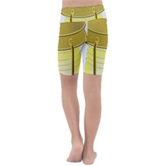 Kids  Lightweight Velour Cropped Yoga Leggings 
