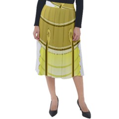 Classic Velour Midi Skirt  