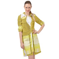 Long Sleeve Mini Shirt Dress 