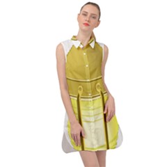 Sleeveless Shirt Dress 