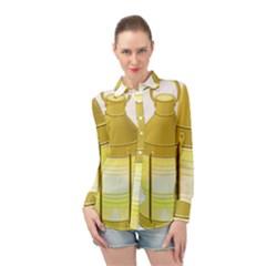 Long Sleeve Chiffon Shirt 
