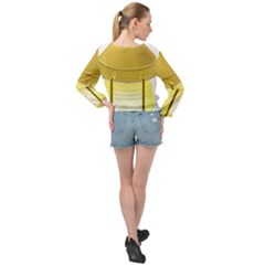 Banded Bottom Chiffon Top 