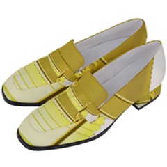 Women s Chunky Heel Loafers 