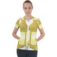 Short Sleeve Zip Up Jacket 