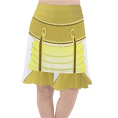 Fishtail Chiffon Skirt 