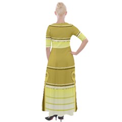 Half Sleeves Maxi Dress 