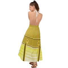 Backless Maxi Beach Dress 