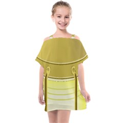 Kids  One Piece Chiffon Dress 
