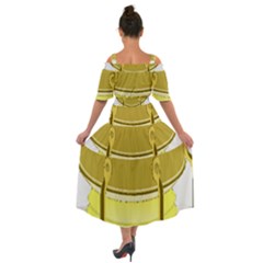 Shoulder Straps Boho Maxi Dress  