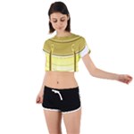 E8kogkcwqam3rmd Tie Back Short Sleeve Crop Tee