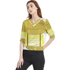 Quarter Sleeve Blouse 