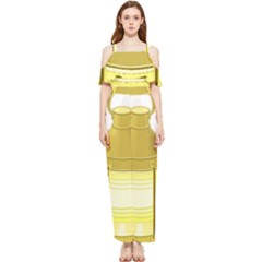Draped Sleeveless Chiffon Jumpsuit 