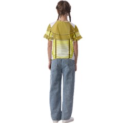 Kids  Cuff Sleeve Scrunch Bottom T-Shirt 