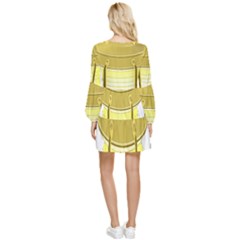 Tiered Long Sleeve Mini Dress 