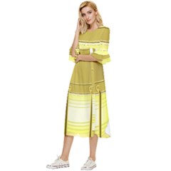 Double Cuff Midi Dress 