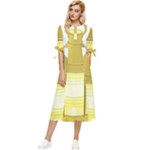 E8kogkcwqam3rmd Bow Sleeve Chiffon Midi Dress