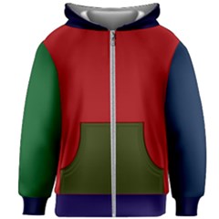 Kids  Zipper Hoodie Without Drawstring 