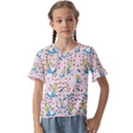 4.7 D1 Kids  Cuff Sleeve Scrunch Bottom Tee