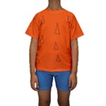 Drawing-1 Sketchpad Kids  Short Sleeve Swimwear