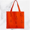 Zipper Grocery Tote Bag 
