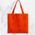 Zipper Grocery Tote Bag 