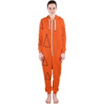 Drawing-1 Sketchpad Hooded Jumpsuit (Ladies) 