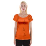 Drawing-1 Sketchpad Cap Sleeve Top