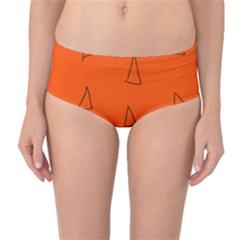 Mid-Waist Bikini Bottoms 