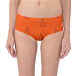 Drawing-1 Sketchpad Mid-Waist Bikini Bottoms