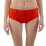 Drawing-1 Sketchpad Reversible Mid-Waist Bikini Bottoms