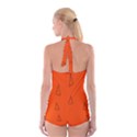 Boyleg Halter Swimsuit  
