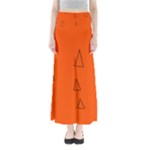 Drawing-1 Sketchpad Full Length Maxi Skirt