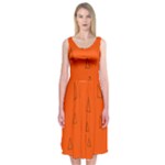 Drawing-1 Sketchpad Midi Sleeveless Dress