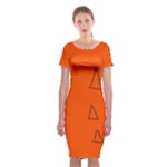 Drawing-1 Sketchpad Classic Short Sleeve Midi Dress