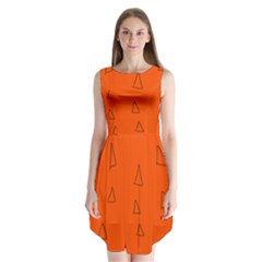 Sleeveless Chiffon Dress   