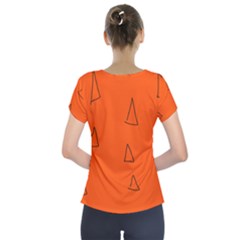 Short Sleeve Front Detail Top 