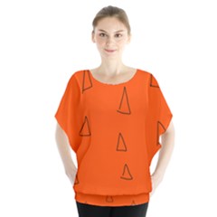 Batwing Chiffon Blouse 