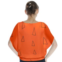 Batwing Chiffon Blouse 