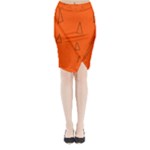 Drawing-1 Sketchpad Midi Wrap Pencil Skirt