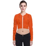 Drawing-1 Sketchpad Long Sleeve Zip Up Bomber Jacket