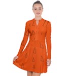 Drawing-1 Sketchpad Long Sleeve Panel Dress