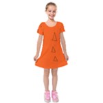 Drawing-1 Sketchpad Kids  Short Sleeve Velvet Dress